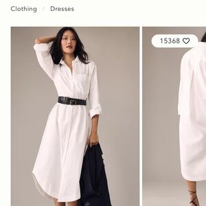 Anthropologie Maeve The Soren Long Sleeve Shirt Dress